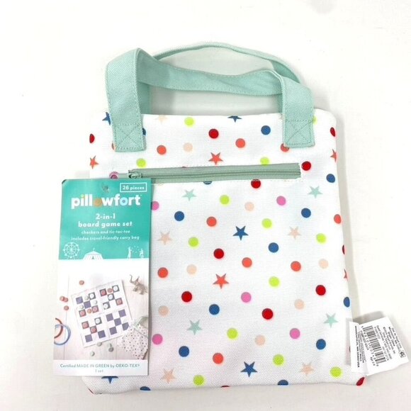 Target Checkerboard Tic-Tac-Toe Kids' Interactive Play 2-in-1 Board Game Set - Picture 2 of 6